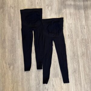 Blanqui Maternity Belly Support Leggings bundle
